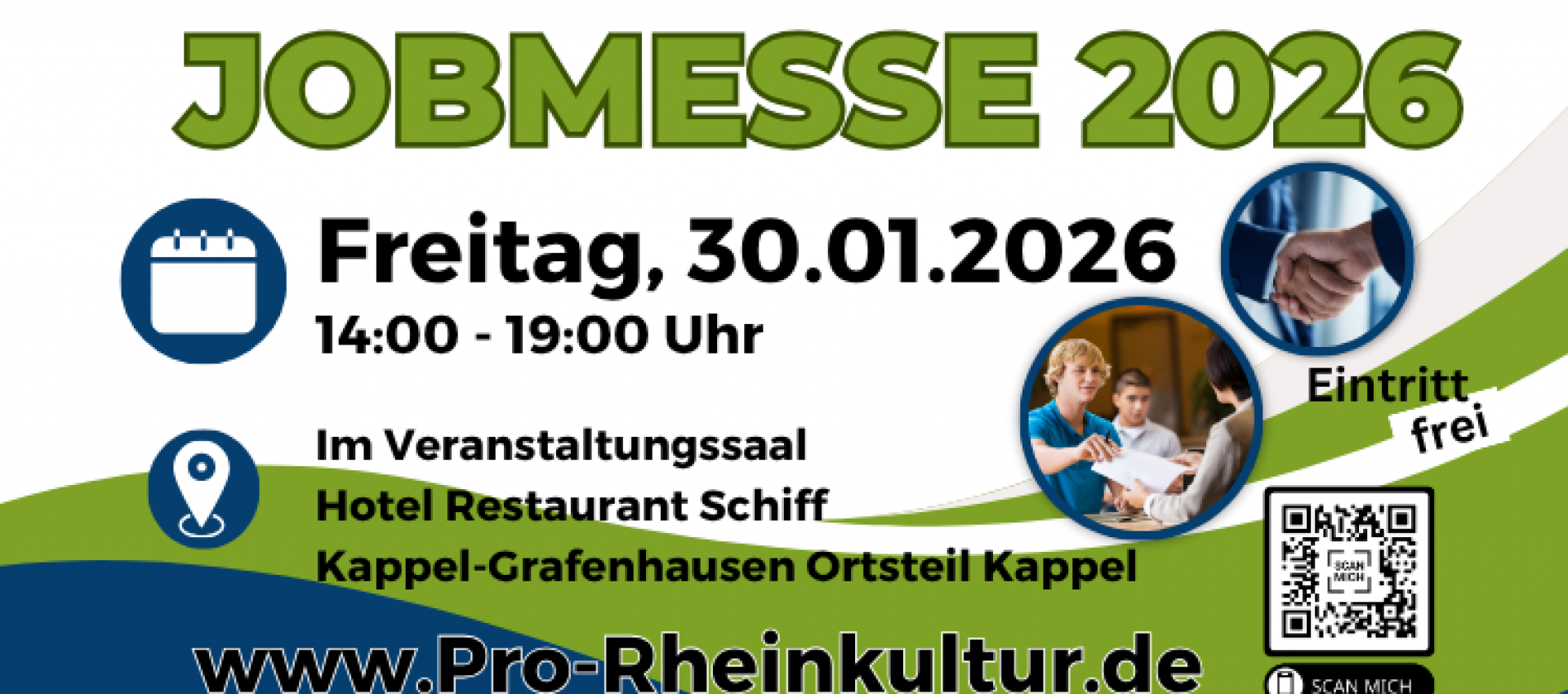 Finde deinen Weg – auf der Pro Rheinkultur Jobmesse 2026